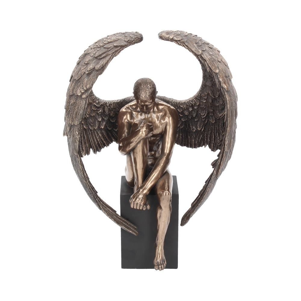 Nemesis Now - Angel's Reflection Figurine - Angel - Bronze coloured